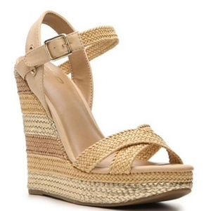 Mix #6 Espadrille Wedges Size 8 Grazie